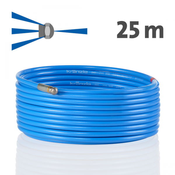 Rohrreinigungsschlauch 25 m Stecksystem D12