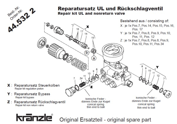 Kränzle Reparatursatzt für UL und