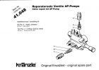Kränzle     Reparatur-Satz Zoll V Zoll AP-Pumpen