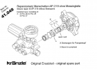 Kränzle    Reparatur-Satz AP-Pumpen 18 mm - Saugseite