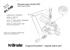 Kränzle     Reparatursatz Ventile - rot