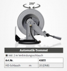 Kränzle Schlauchtrommel grau Automatik